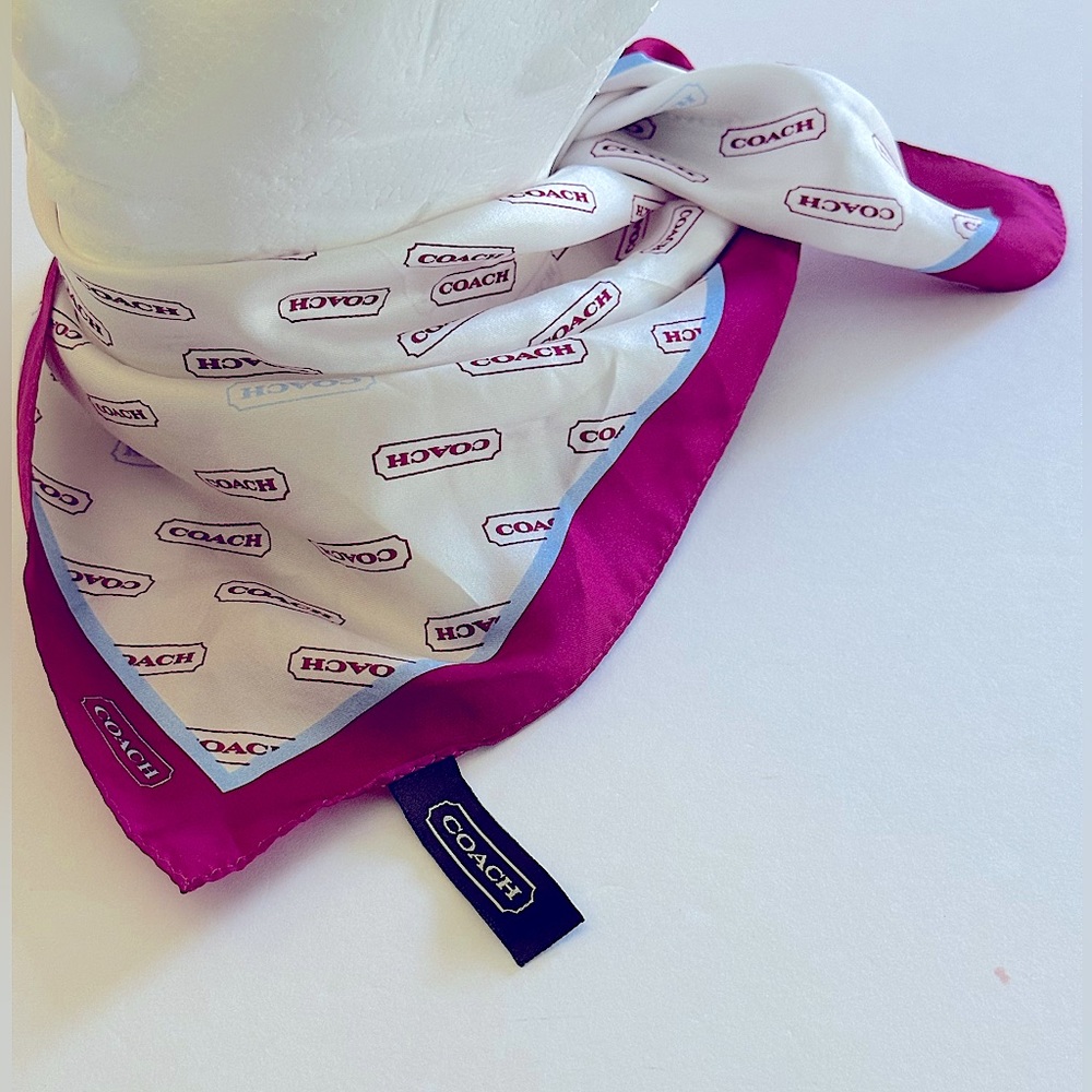 COACH || Monogram Neck Scarf. Sz. - Picture 2 of 13
